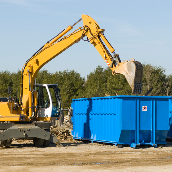 can i choose the location where the residential dumpster will be placed in Horry County